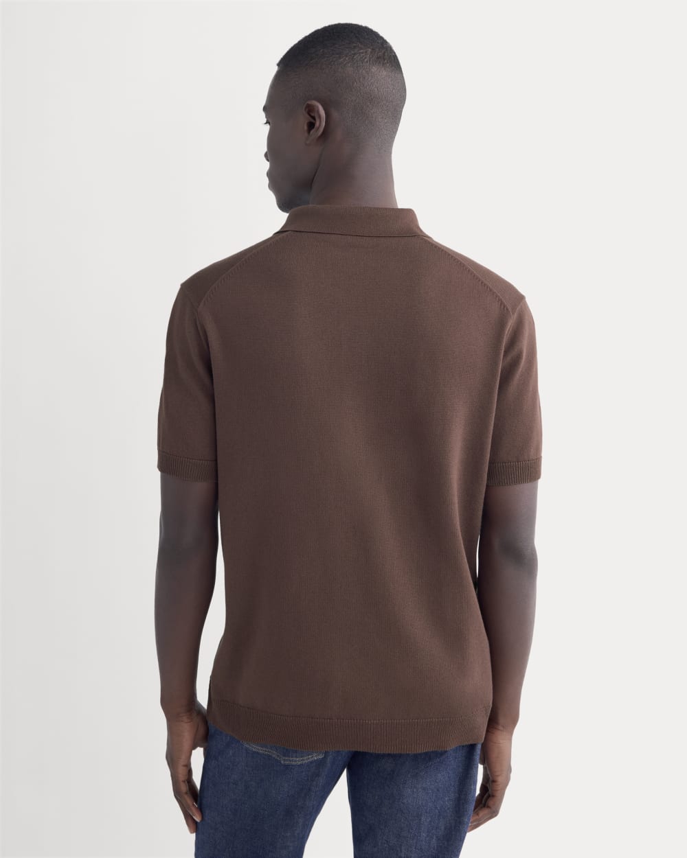 No-Sweat Polo | Dark Mahogany