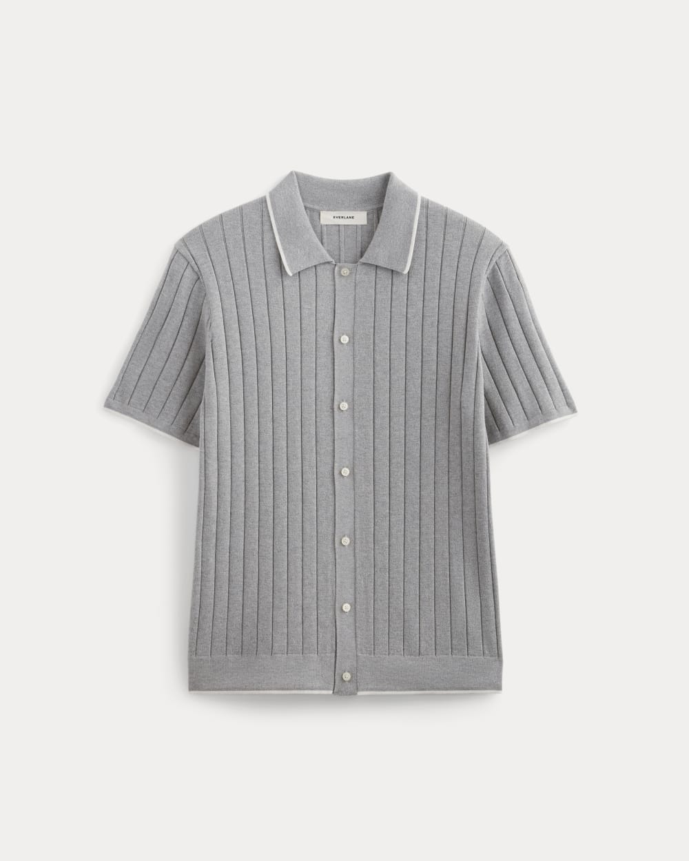The No-Sweat Button-Down Polo | Heather Grey