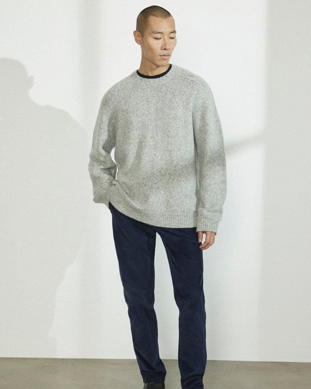 The Cloud Crewneck Sweater |  Heathered Grey