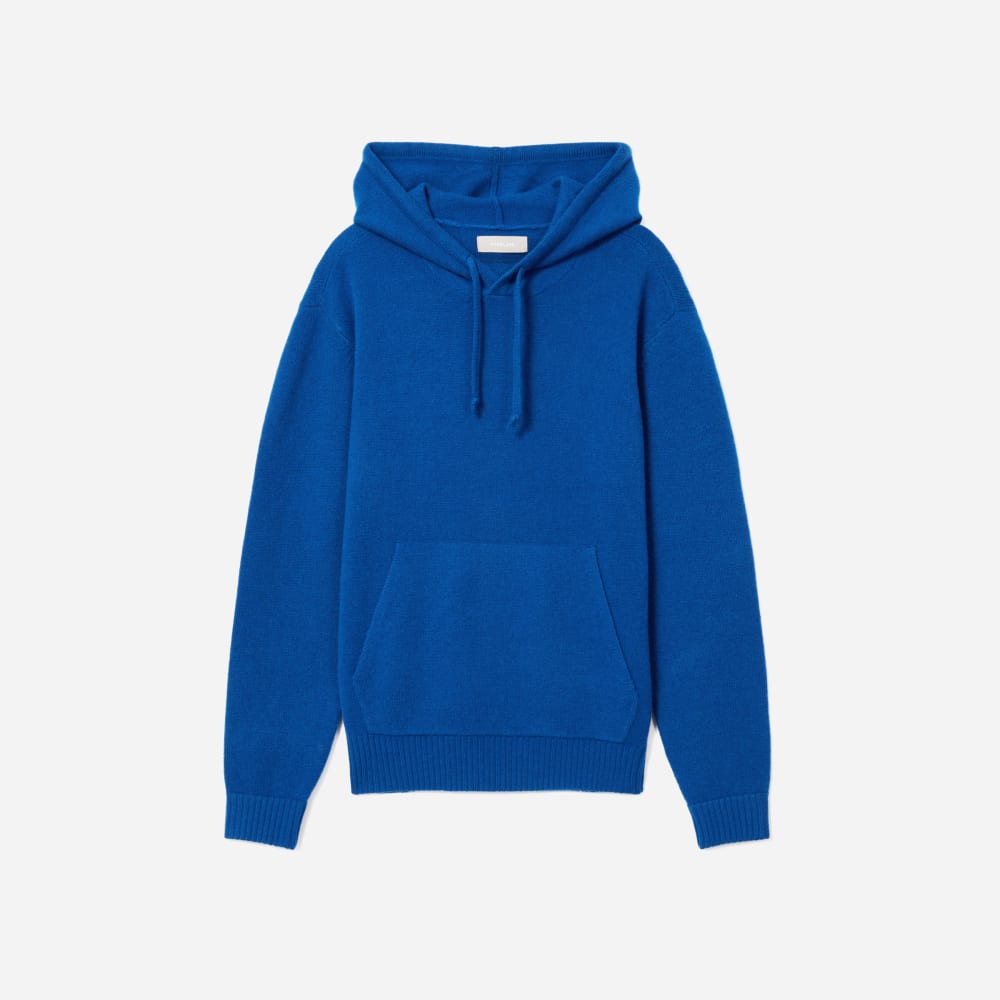 The Felted Merino Hoodie | Azure