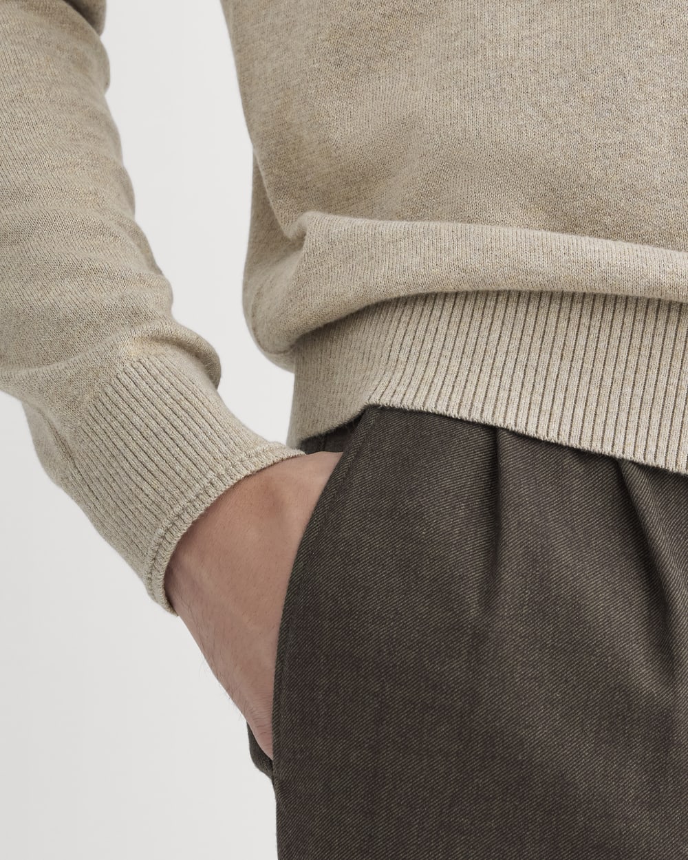 The No-Sweat Sweater | Uniform | Heathered Oatmeal