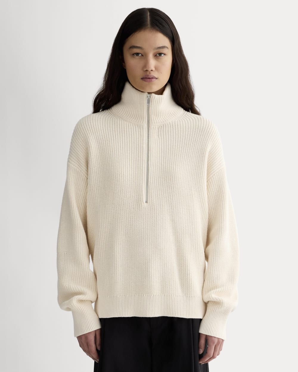 The Half-Zip in Everyday Cotton | Canvas