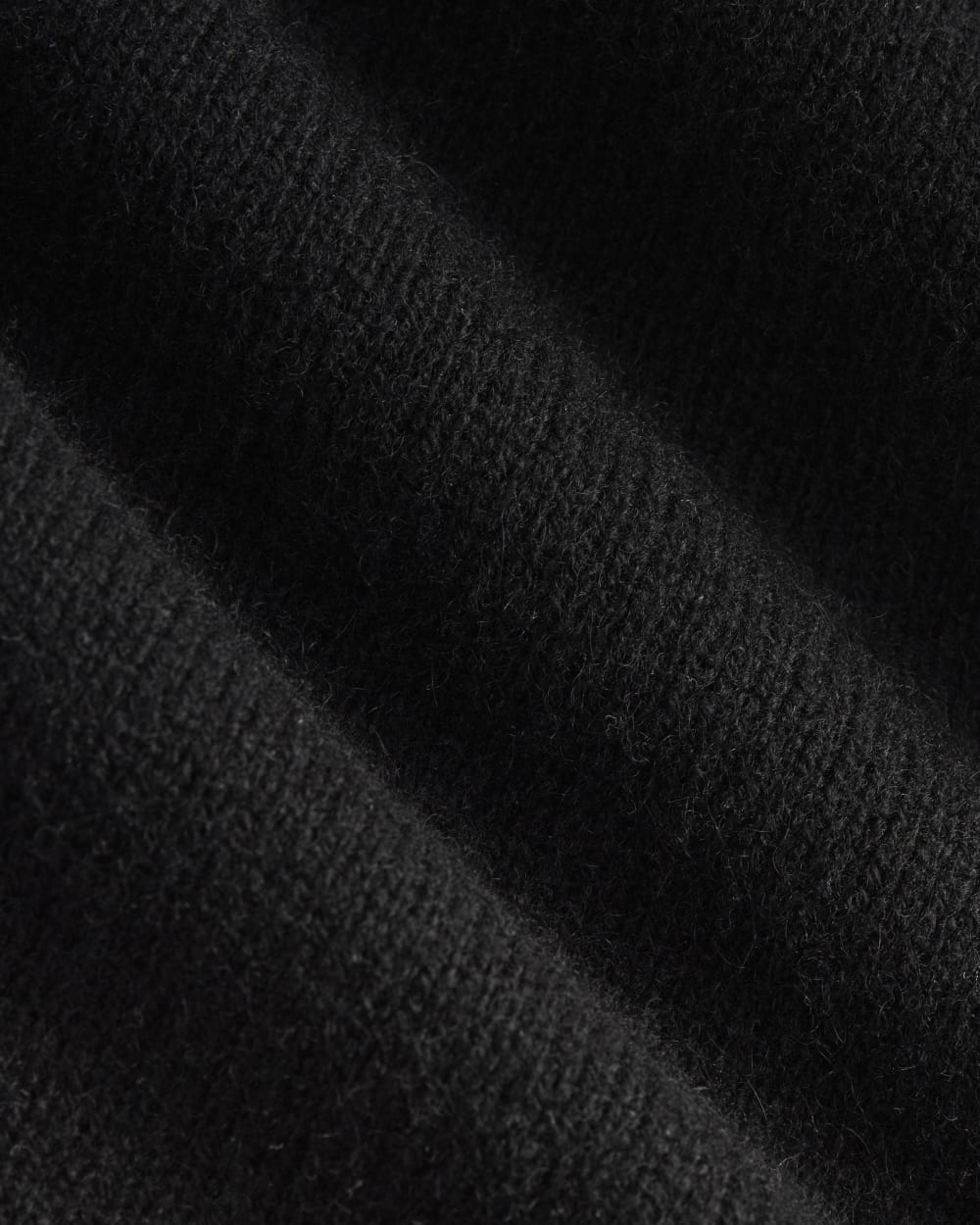 The Boxy Crew in Cashmere | Black