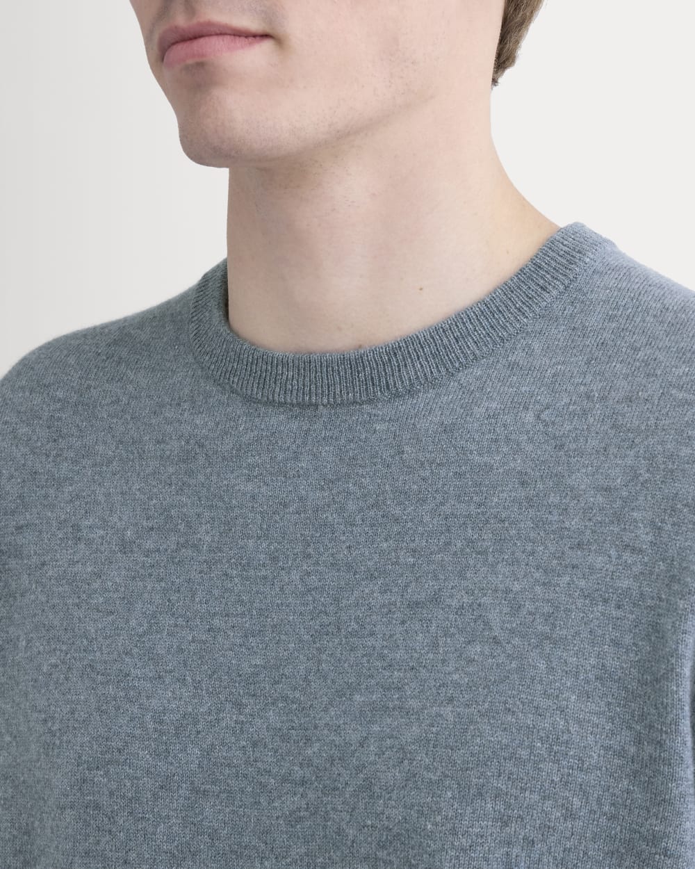 The Cashmere Crew | Denim Blue