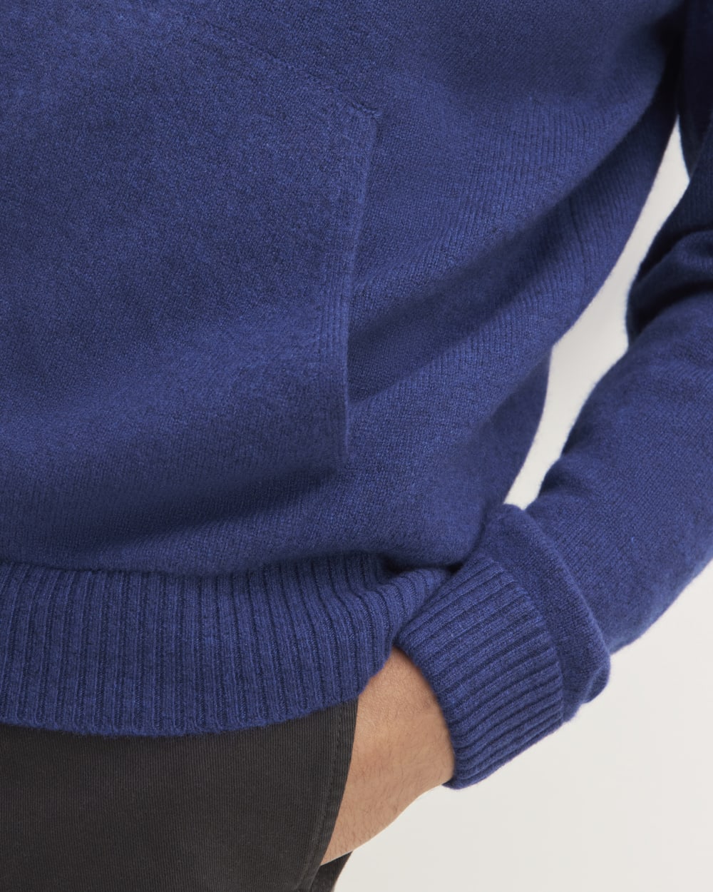 The Felted Merino Hoodie | Bellwether Blue Heather