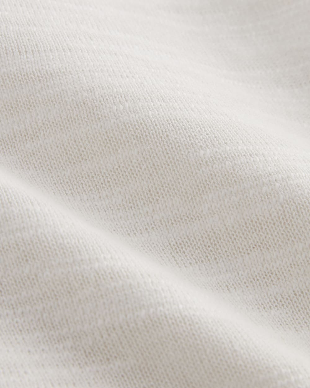 The Muscle Sweater in Cotton Linen | White