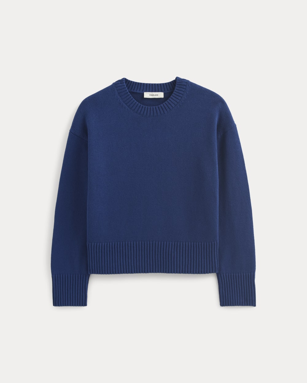 The Boxy Sweater in Everyday Cotton | Deep Lazuli Blue