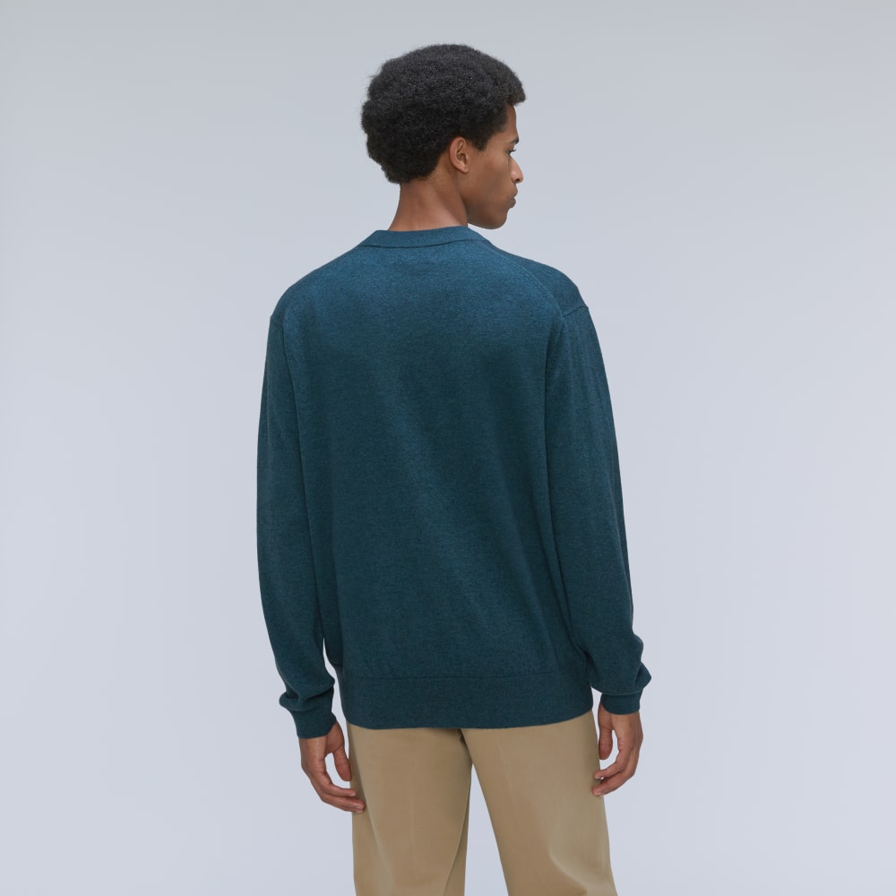 The Merino-Blend Crewneck Sweater | Deep Teal