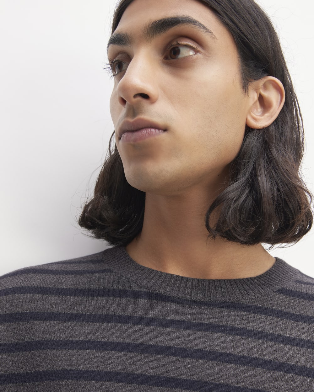 The No-Sweat Sweater | Uniform | Heathered Midnight / Heathered Ash