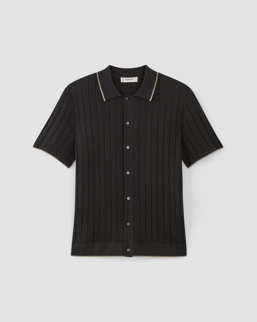 The No-Sweat Button-Down Polo | Black