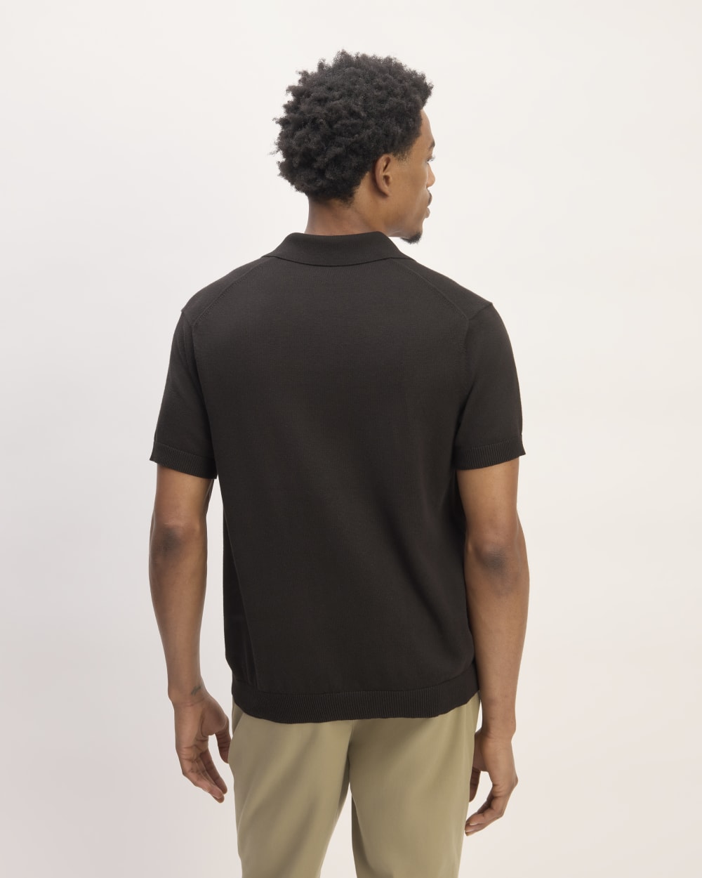 The No-Sweat Polo | Black
