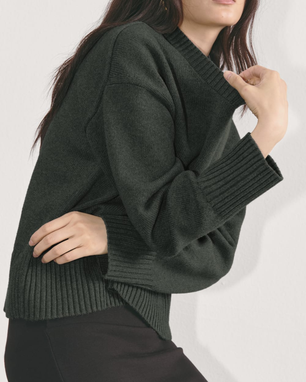 The Boxy Sweater in Everyday Cotton | Scarab
