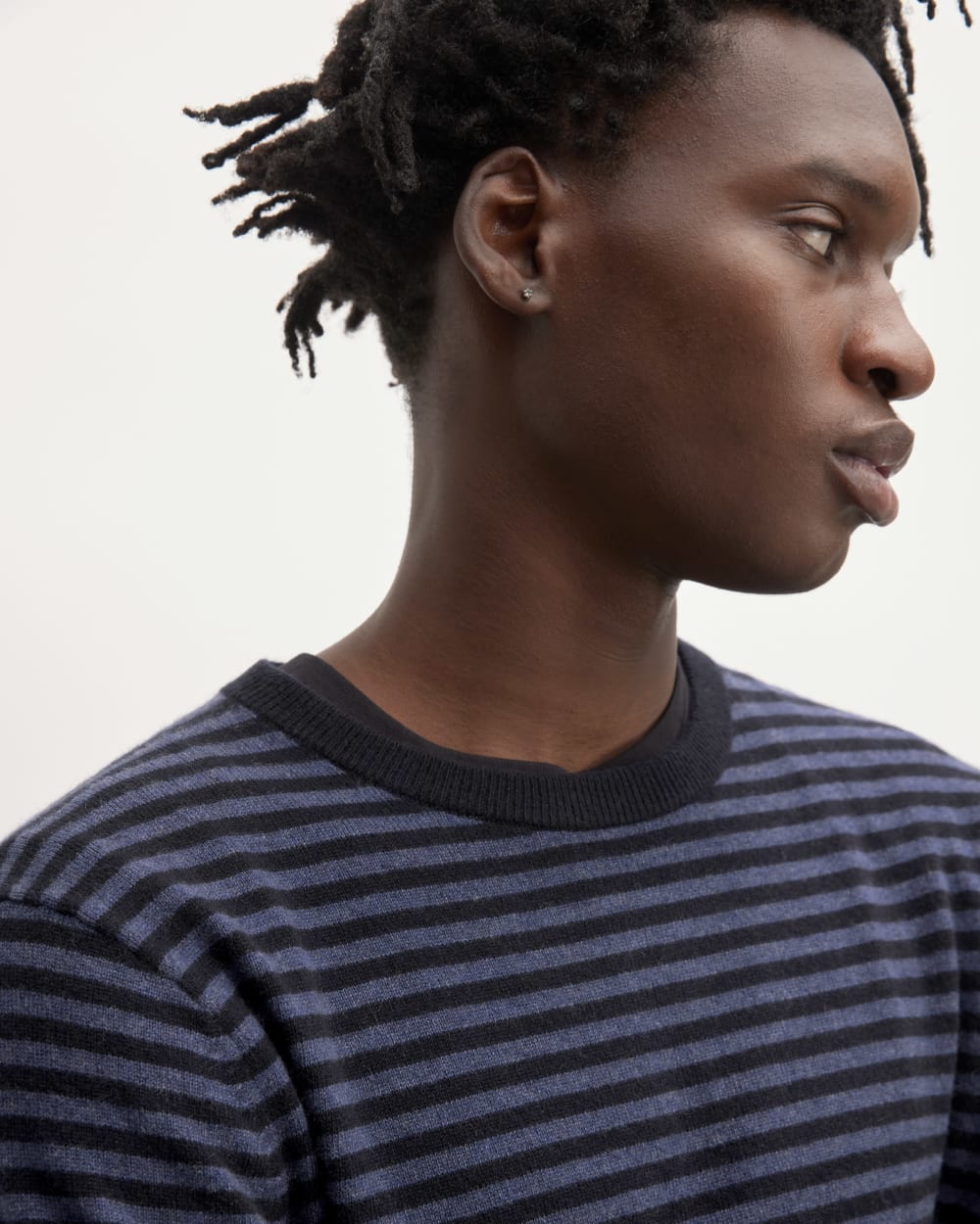 The Grade-A Cashmere Crew | Indigo / Dark Navy