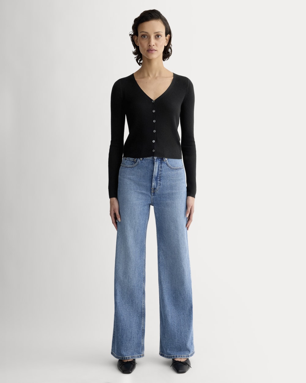 The Cardigan in Ultrasoft Merino | Black