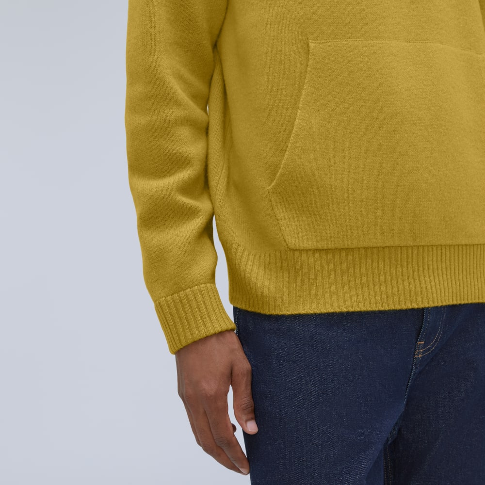 The Felted Merino Hoodie | Golden Palm