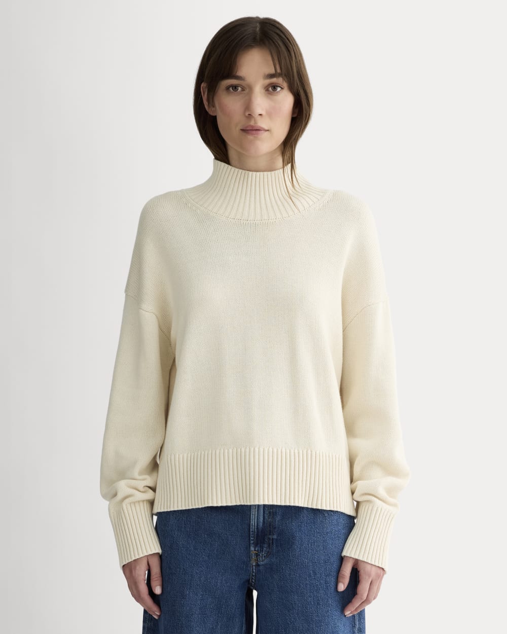 The Boxy Turtleneck in Everyday Cotton | Canvas