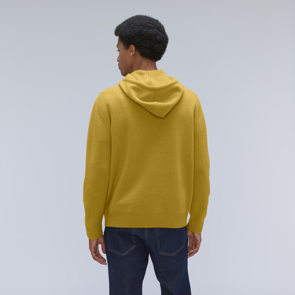 The Felted Merino Hoodie | Golden Palm