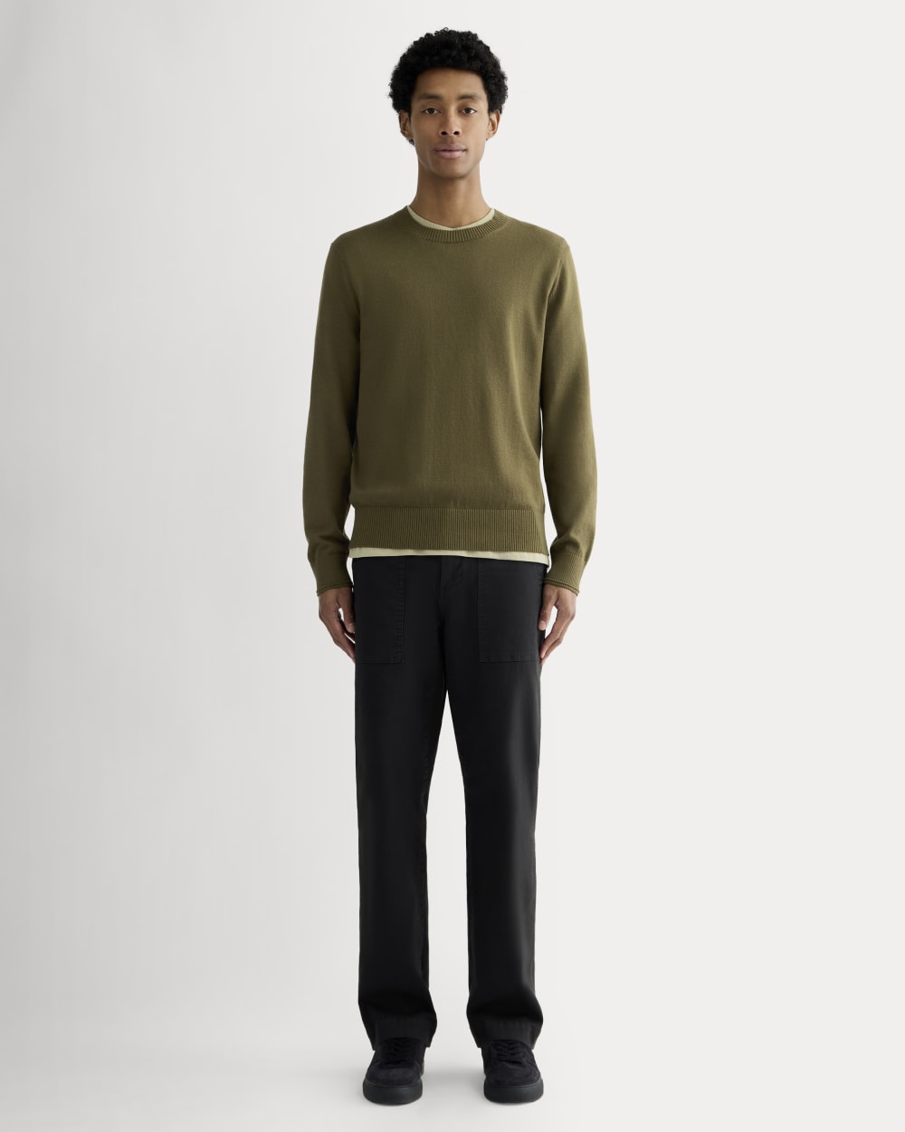 The No-Sweat Sweater | Uniform | Olive