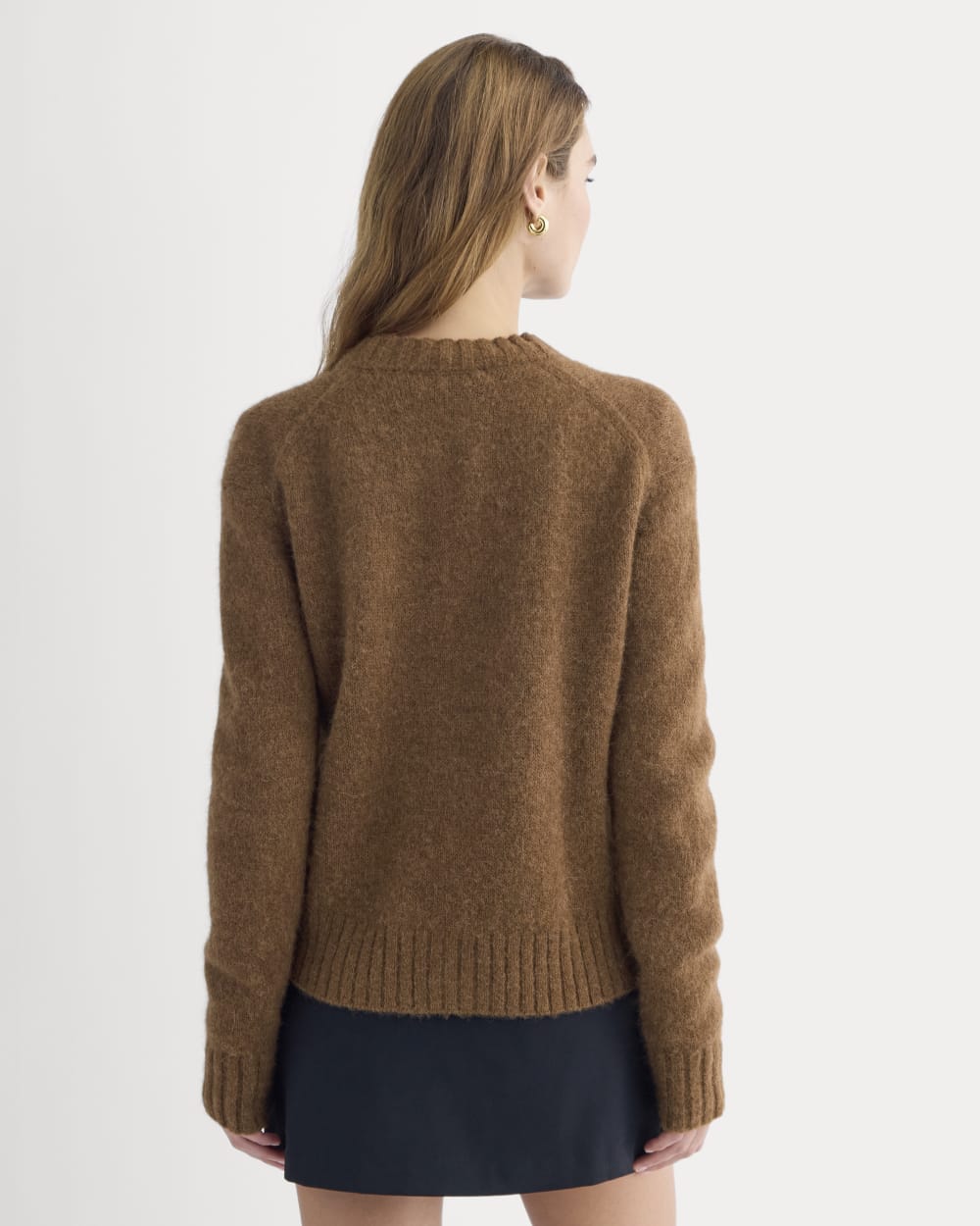 The Crew Cardigan in Alpaca | Toffee