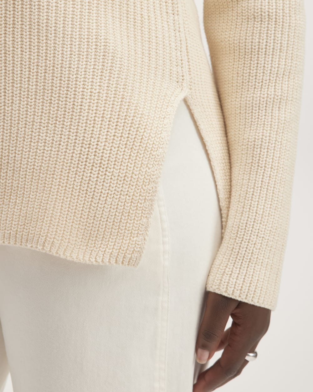 The Organic Cotton Slim Crew Sweater | Canvas