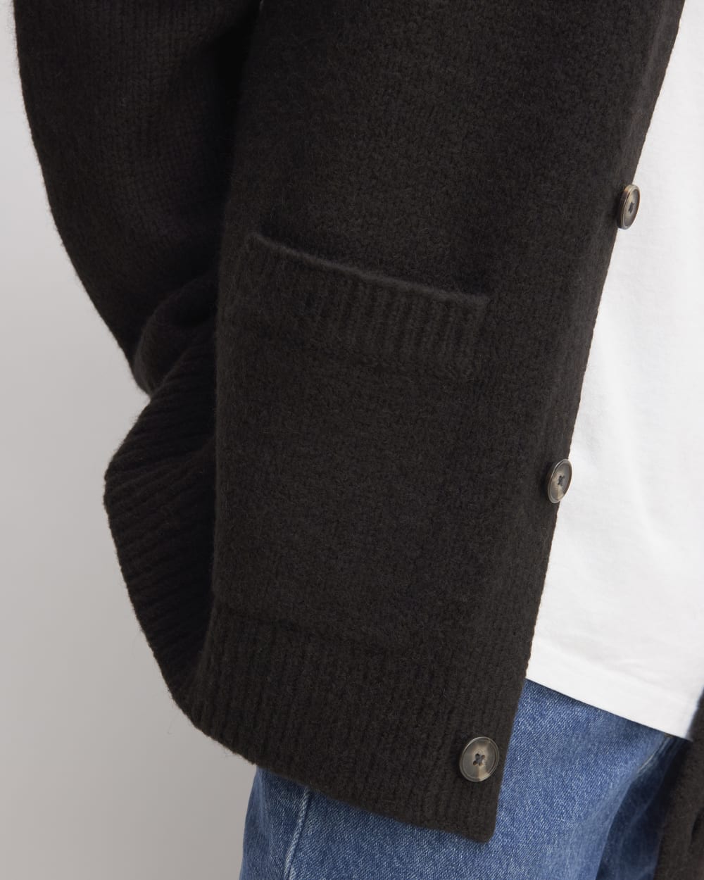 The Cloud Relaxed Cardigan | Black