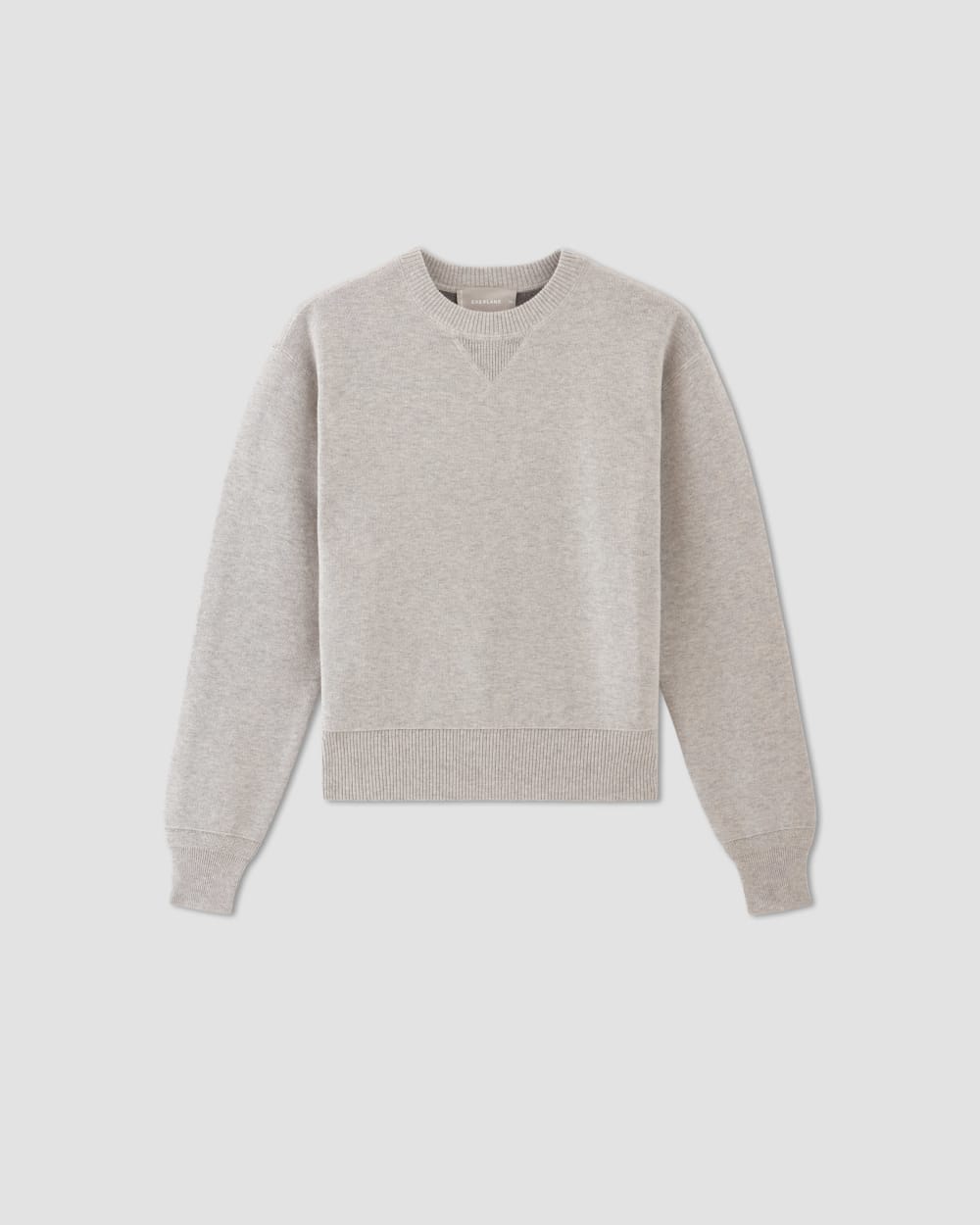 The Cotton-Merino Sweatshirt | Heathered Grey
