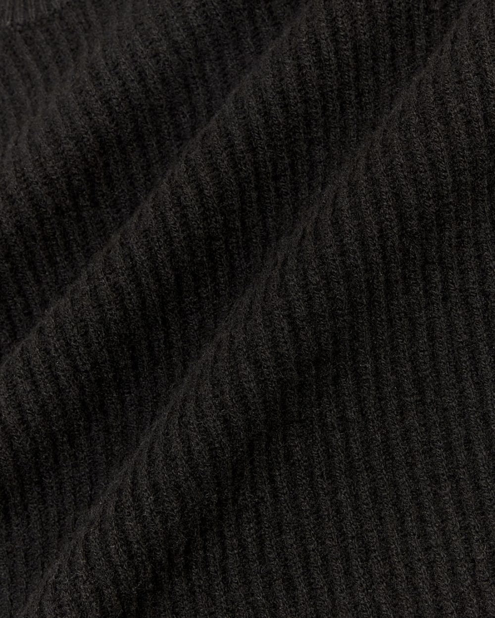 The Fisherman Crew in Wool Cashmere | Black