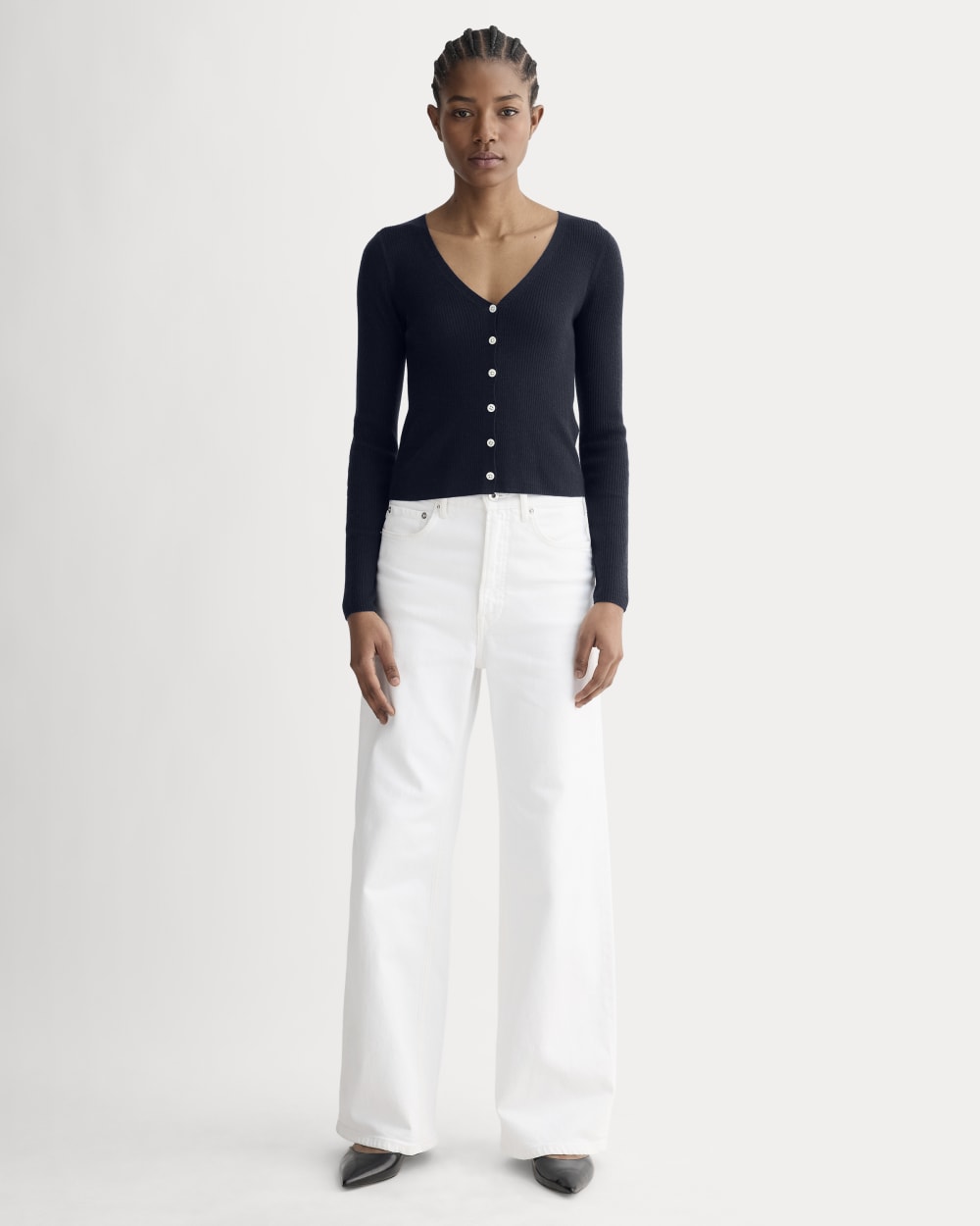 The Cardigan in Ultrasoft Merino | Navy