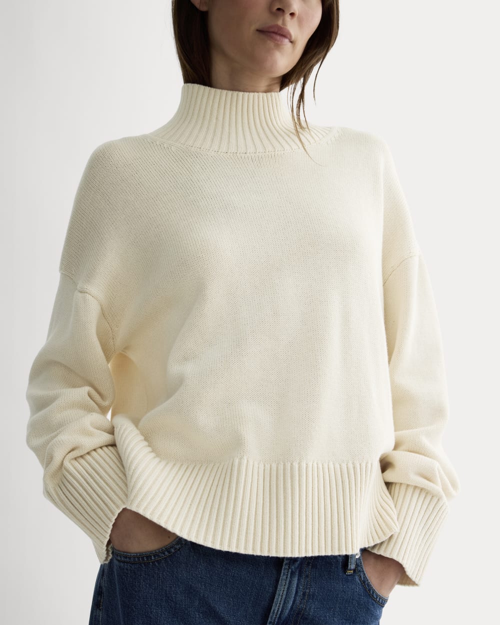 The Boxy Turtleneck in Everyday Cotton | Canvas