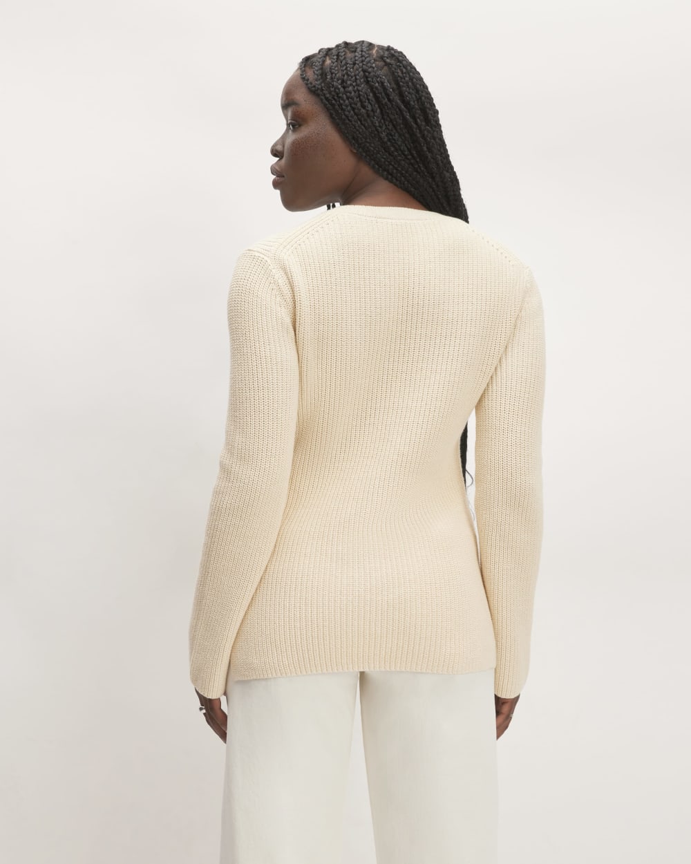 The Organic Cotton Slim Crew Sweater | Canvas