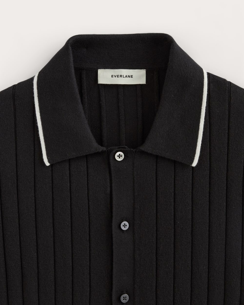 The No-Sweat Button-Down Polo |  Black