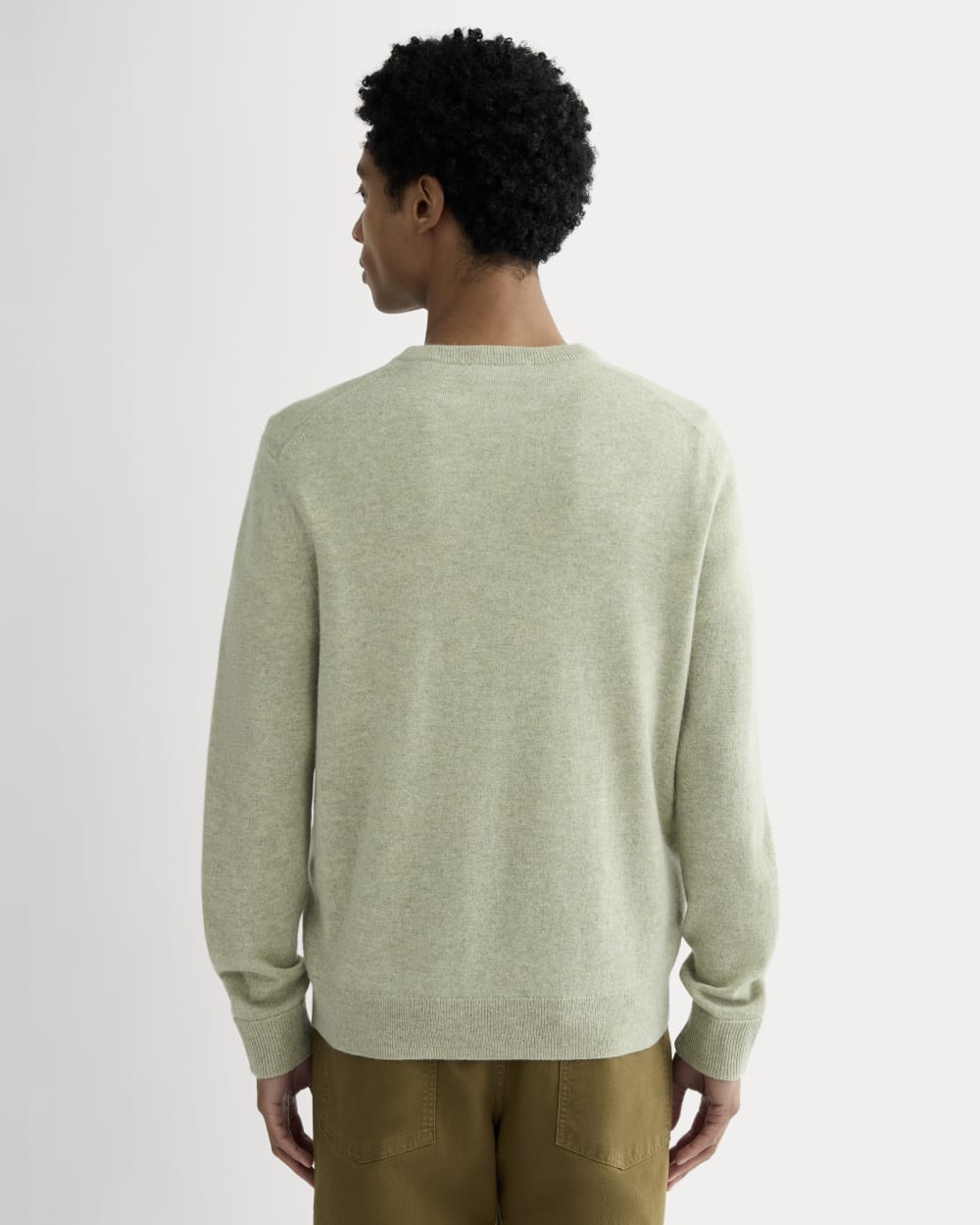 The Cashmere Crew | Light Heathered Moss