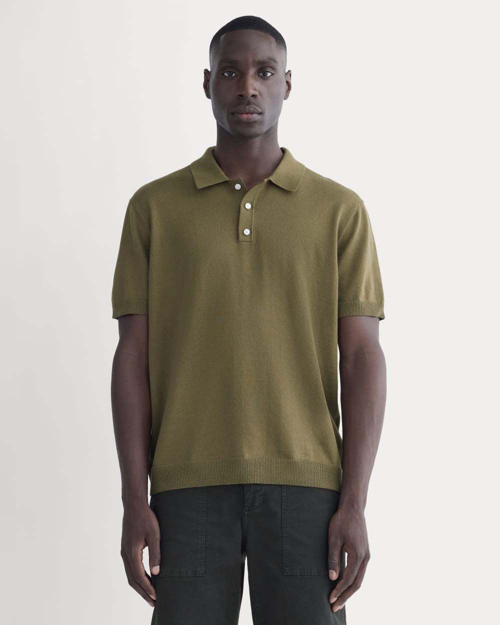 No-Sweat Polo | Olive