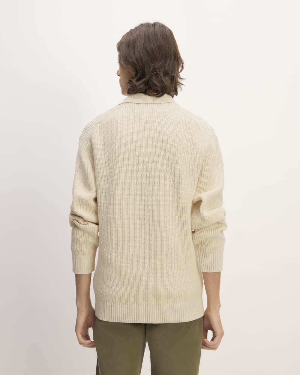 The Cotton Chunky Rib Polo | Canvas