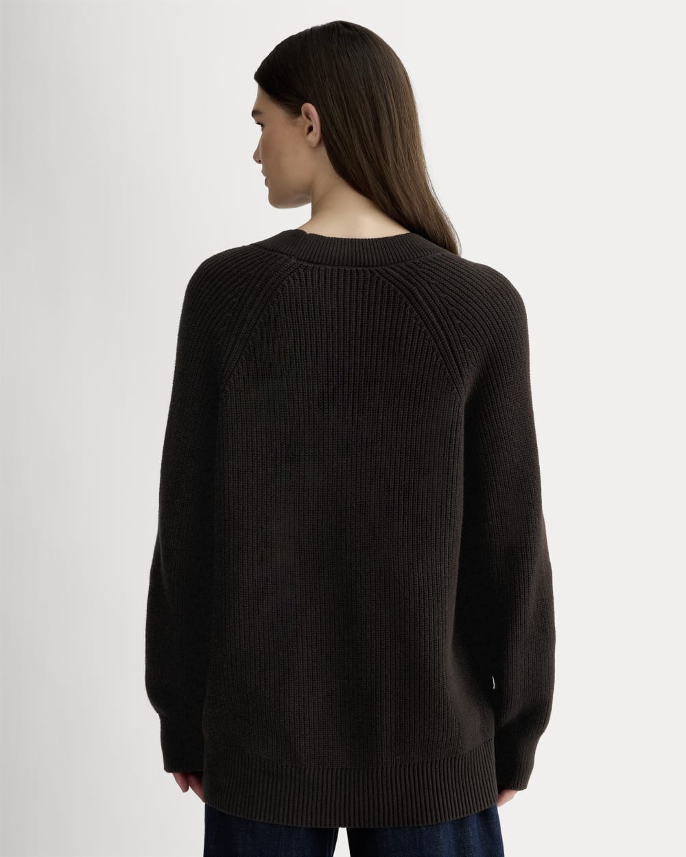 The Long Cocoon Cardigan | Black