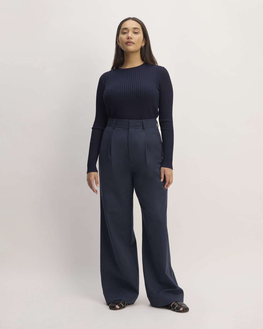 The Viscose Knit Crew | Navy