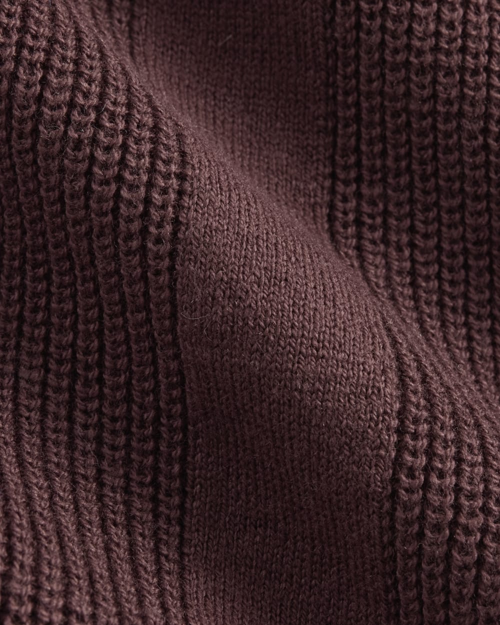 The No-Sweat Ribbed Polo | Dark Mahogany