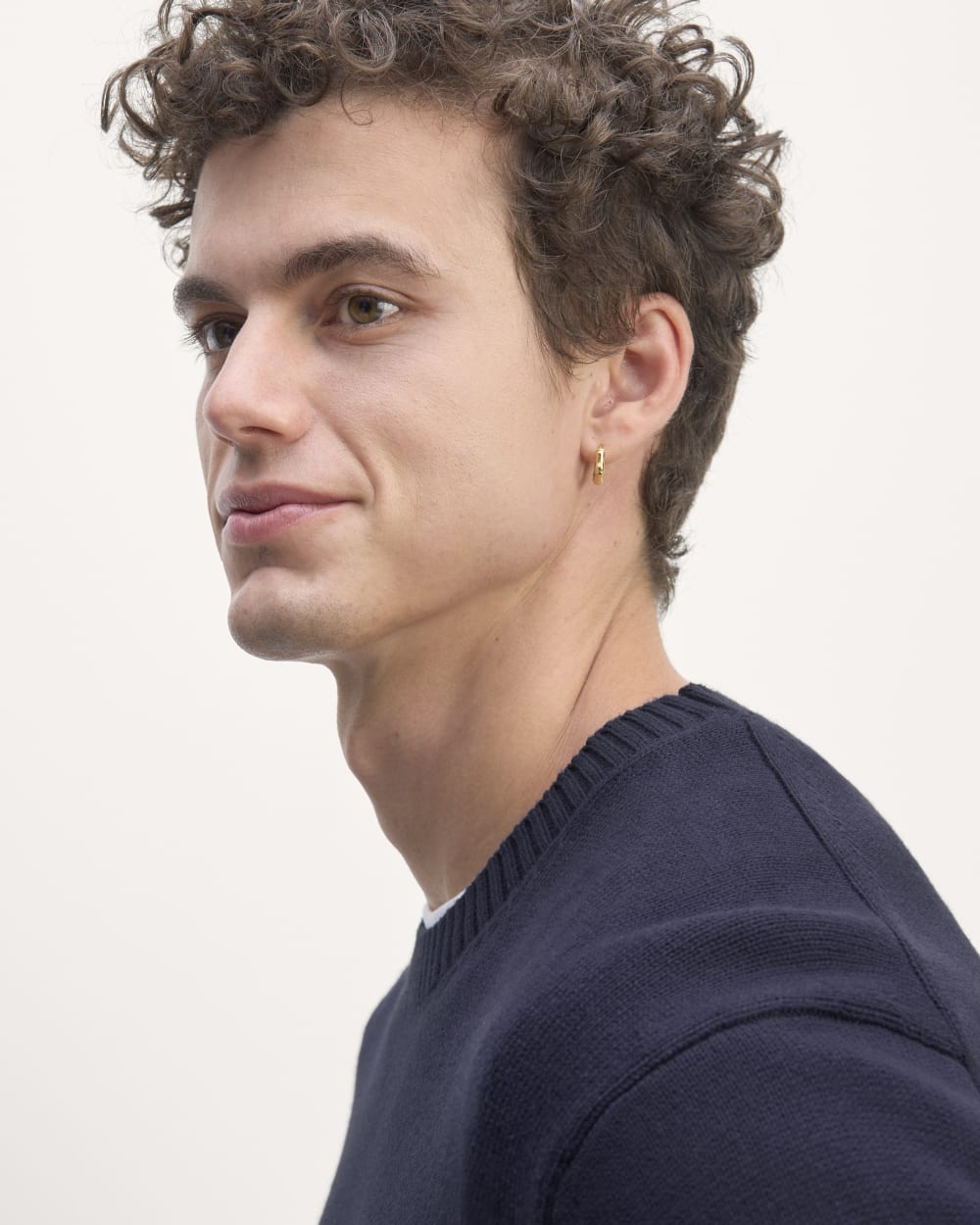 The Classic Sweater in Everyday Cotton | Navy