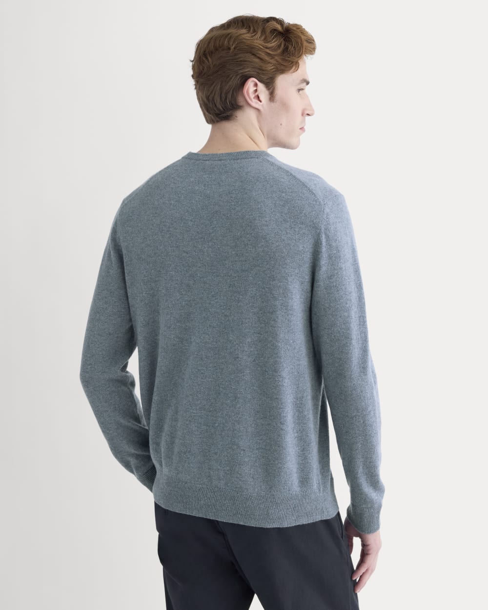The Cashmere Crew | Denim Blue