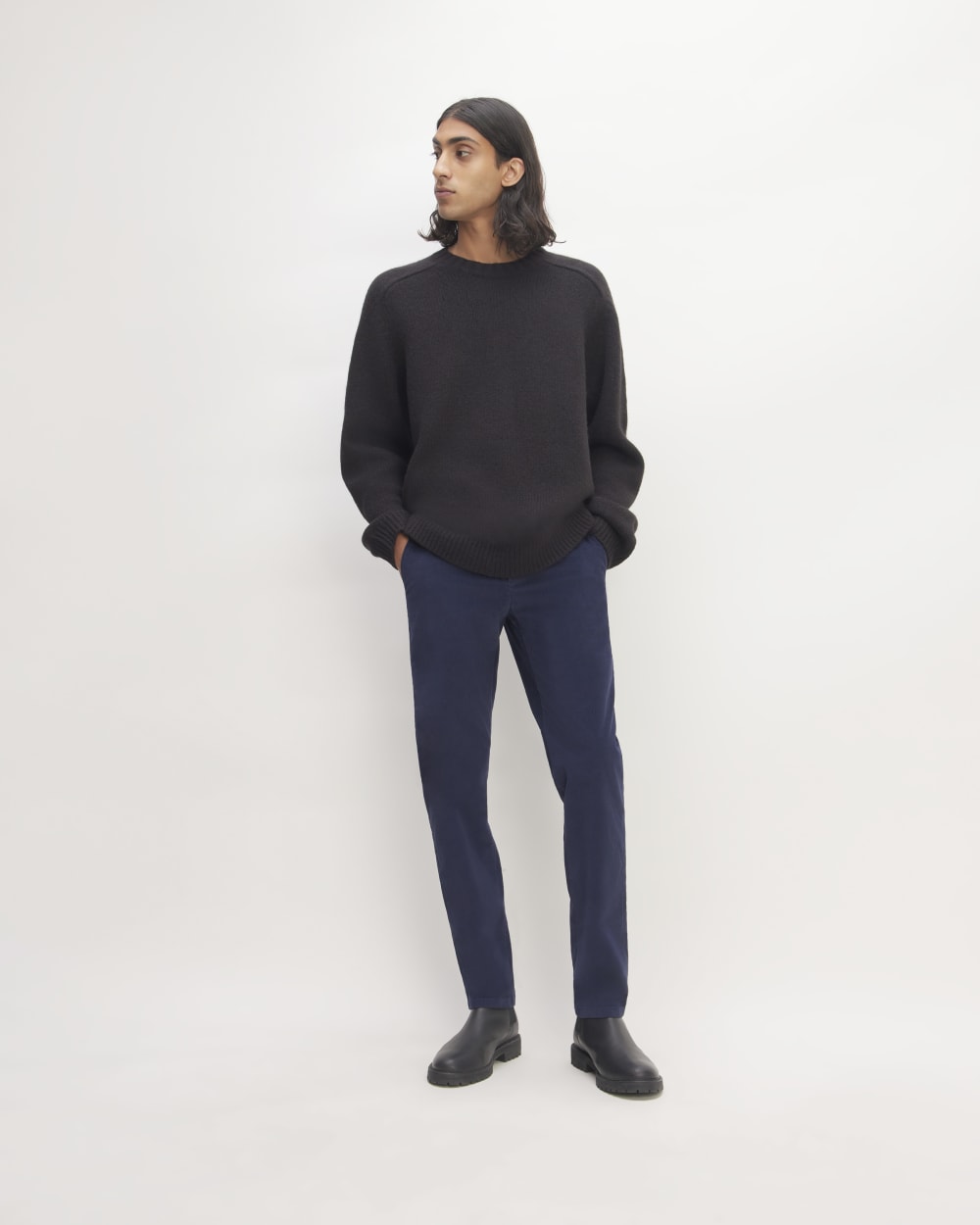 The Cloud Crewneck Sweater | Black