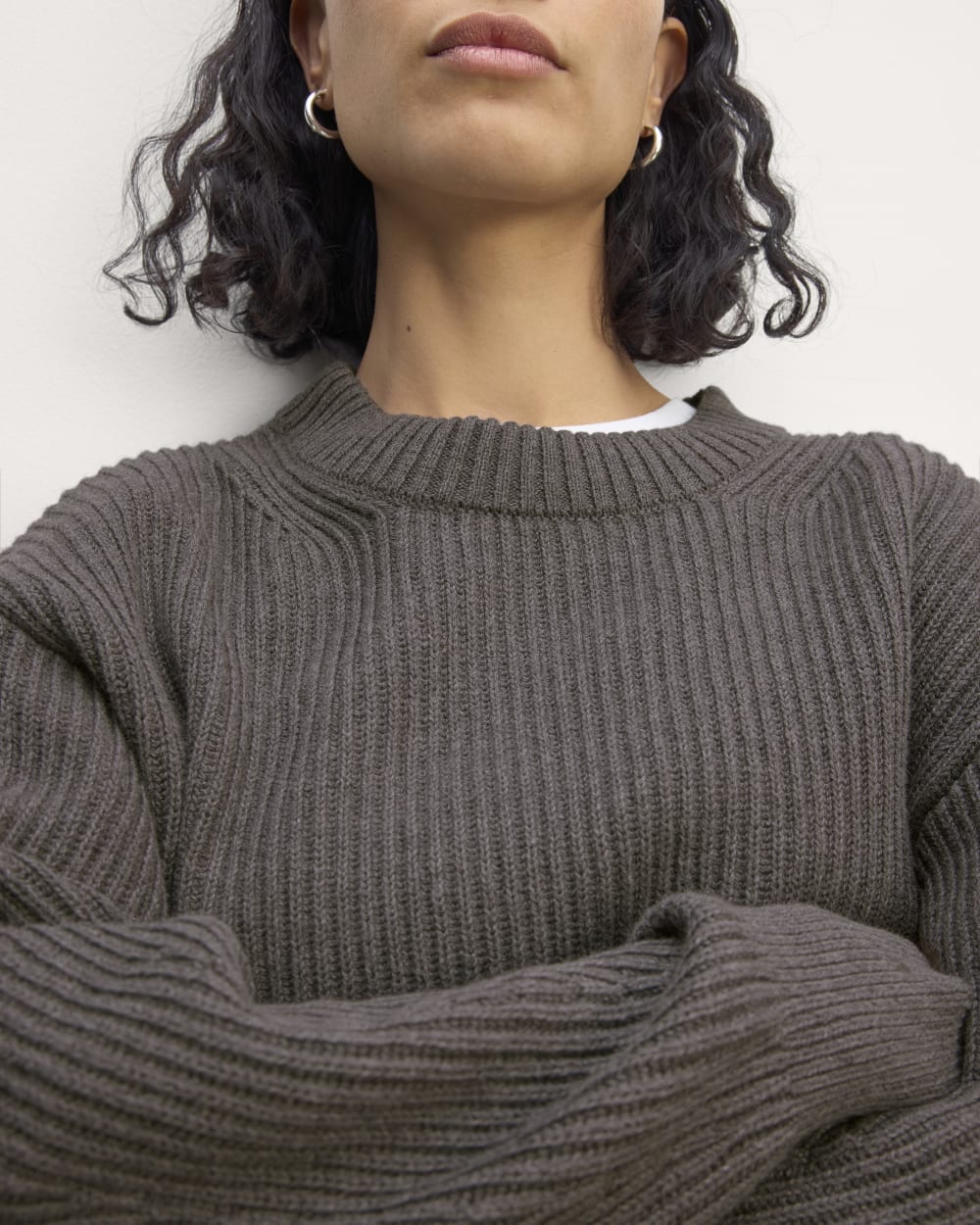 The Cocoon Crew in Everyday Cotton | Heathered Charcoal