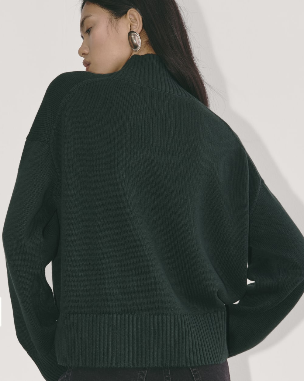 The Boxy Turtleneck in Everyday Cotton | Scarab