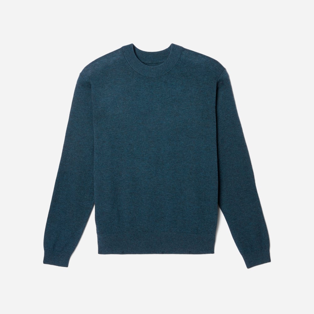 The Merino-Blend Crewneck Sweater | Deep Teal