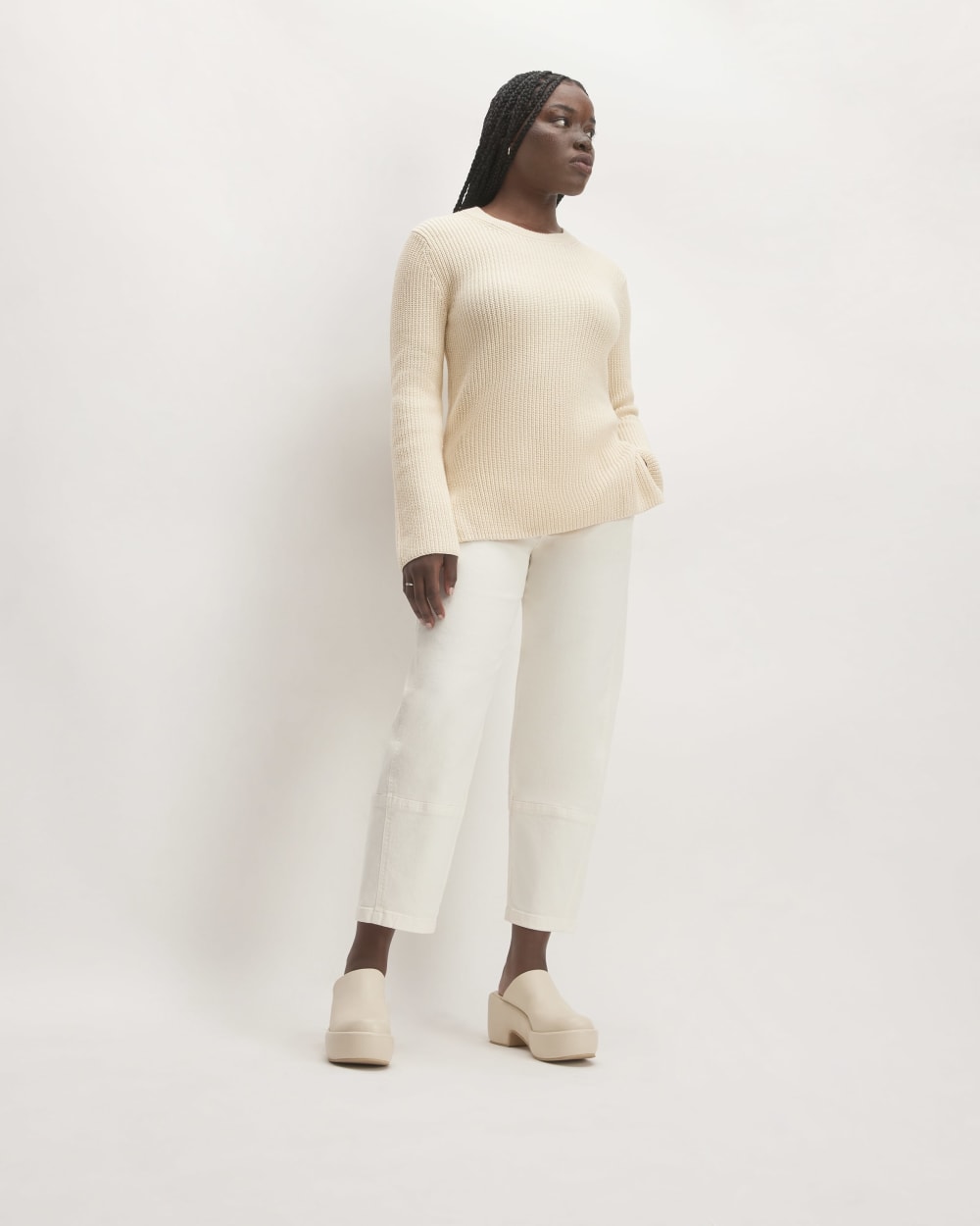 The Organic Cotton Slim Crew Sweater | Canvas