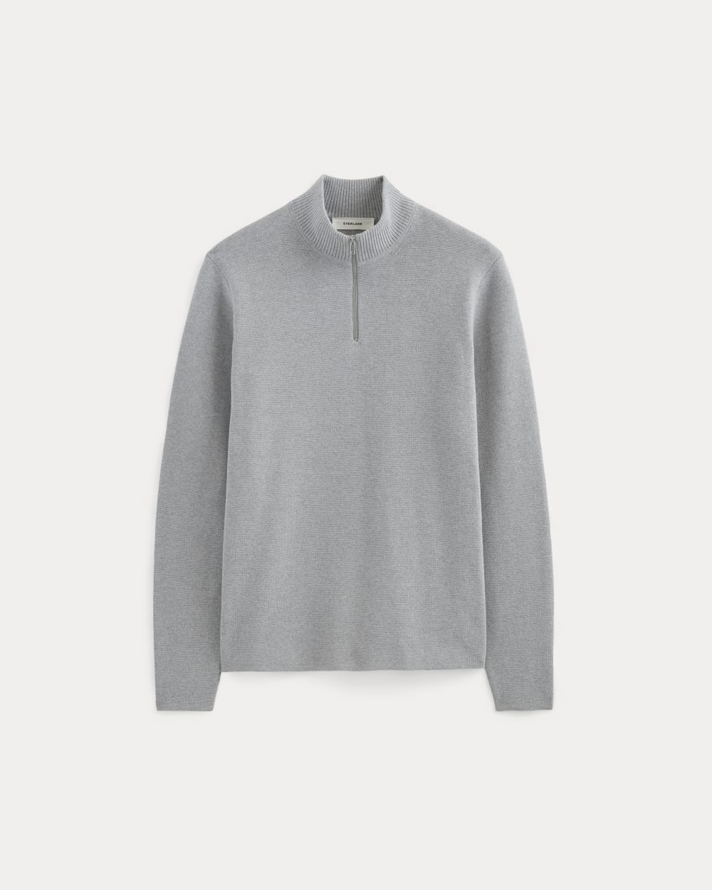The No-Sweat Quarter-Zip |  Heathered Grey
