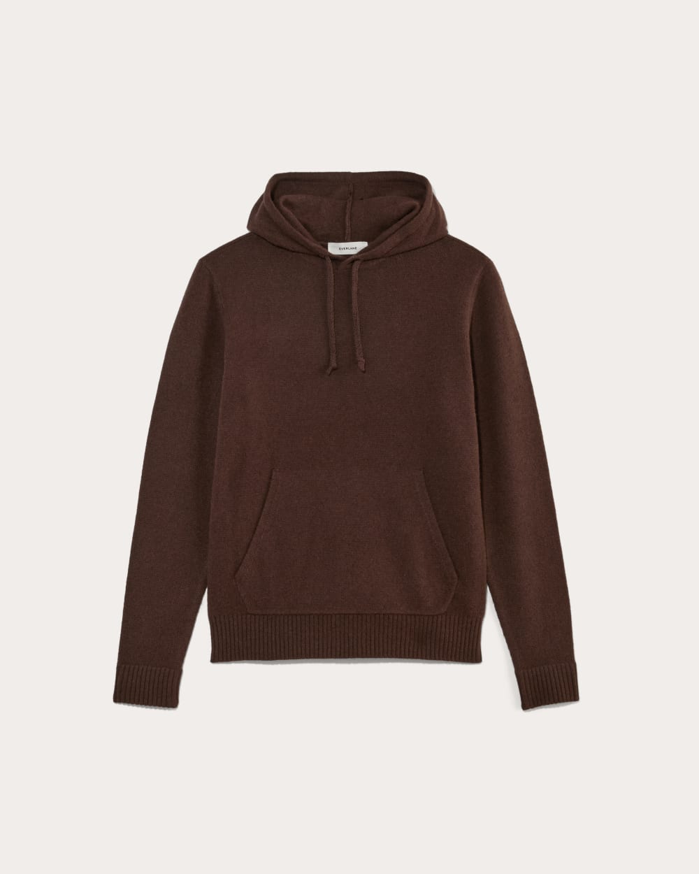 The Felted Merino Hoodie | Heather Mahogany