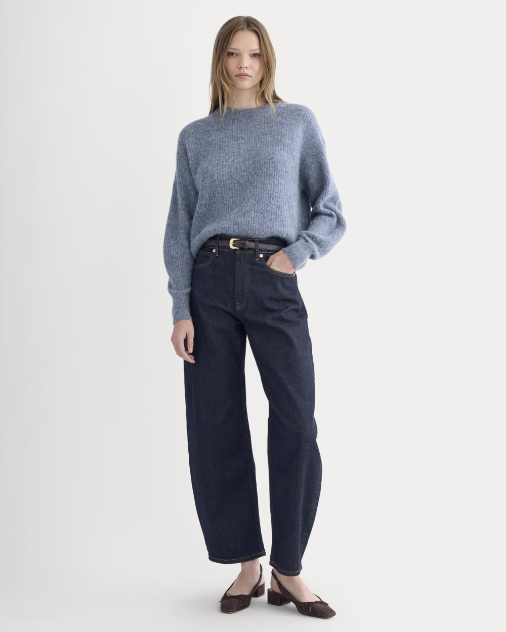 The Cocoon Crew in Alpaca | Heather Sage Blue