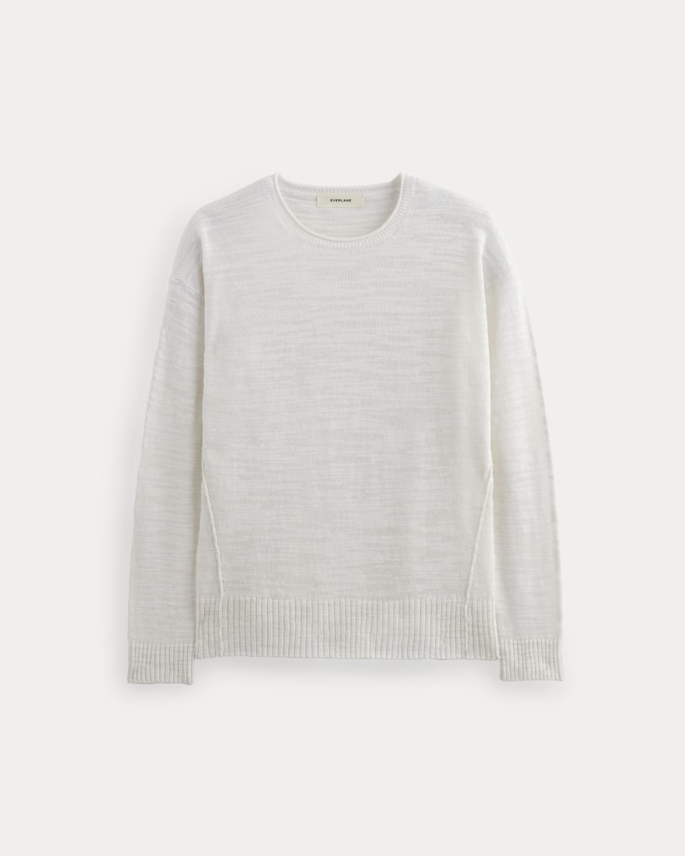 The Slouch Sweater in Cotton Linen | White