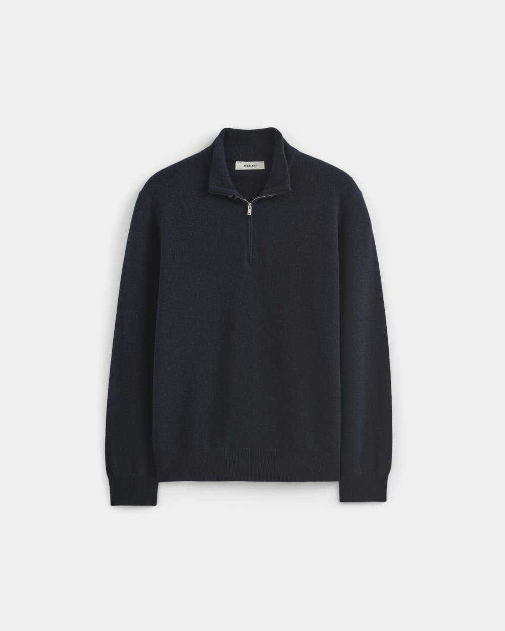 Cashmere Quarter Zip Sweater |  Navy