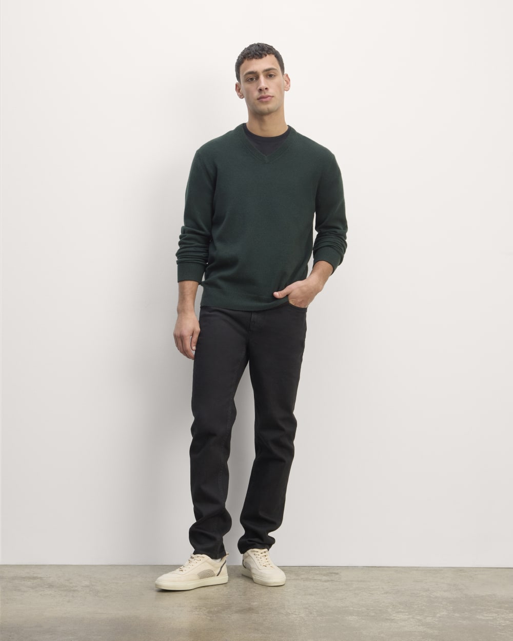 The Cashmere V-Neck Sweater | Scarab